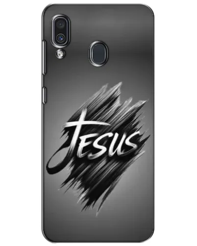 Чехол для Samsung Galaxy A30 2019 (A305F) с картинкой «Надпись Jesus Graffiti»