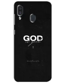 Чехол для Samsung Galaxy A30 2019 (A305F) с картинкой «GOD — Бог над всем»