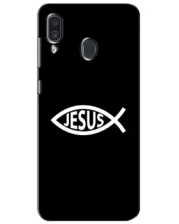 Чехол для Samsung Galaxy A30 2019 (A305F) с картинкой «Классический Jesus»