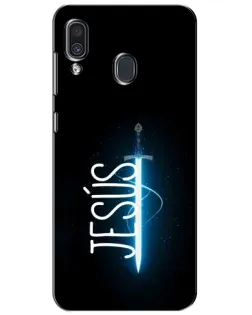 Чехол для Samsung Galaxy A30 2019 (A305F) с картинкой «Меч Духа Jesus»