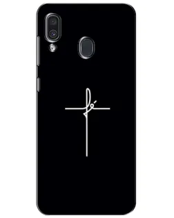 Чохол для Samsung Galaxy A30 2019 (A305F) з картинкою «Тонкий хрест»
