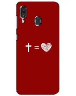 Чохол для Samsung Galaxy A30 2019 (A305F) з картинкою «Рівняння любові»