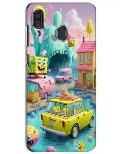 Чехол для Samsung Galaxy A30 2019 (A305F) с картинкой «Монстр-трак приключения»