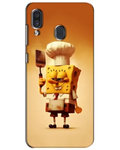 Чехол для Samsung Galaxy A30 2019 (A305F) с картинкой «Губка Боб повар»