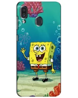 Чехол для Samsung Galaxy A30 2019 (A305F) с картинкой «Подводный привет»