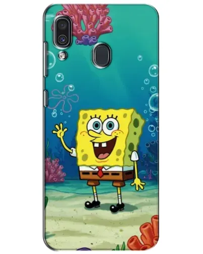 Чехол для Samsung Galaxy A30 2019 (A305F) с картинкой «Подводный привет»