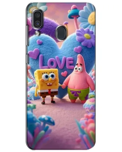 Чехол для Samsung Galaxy A30 2019 (A305F) с картинкой «Губка Боб Патрик» Чехол для Samsung Galaxy A30 2019 (A305F) с картинкой «Губка Боб Патрик»