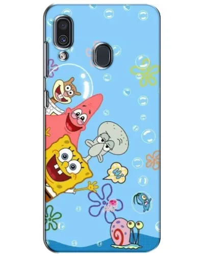 Чехол для Samsung Galaxy A30 2019 (A305F) с картинкой «Веселые пузырьки»