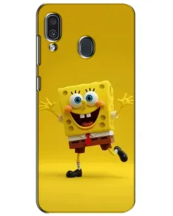 Чехол для Samsung Galaxy A30 2019 (A305F) с картинкой «Позитивный Губка Боб»