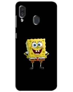 Чехол для Samsung Galaxy A30 2019 (A305F) с картинкой «Классический Губка Боб»