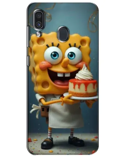 Чехол для Samsung Galaxy A30 2019 (A305F) с картинкой «Повар Спанч Боб»