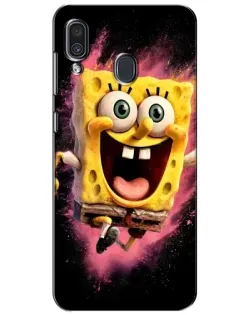 Чехол для Samsung Galaxy A30 2019 (A305F) с картинкой «Взрывной Спанч Боб»
