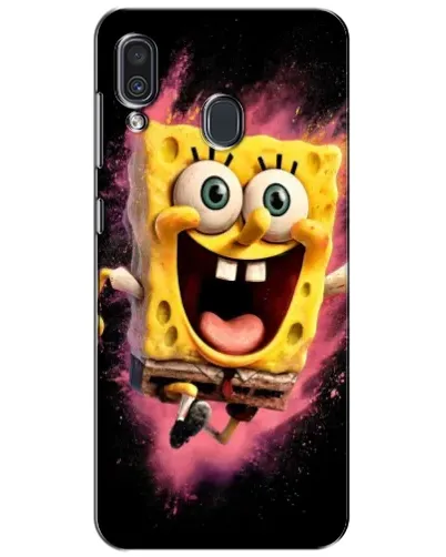 Чехол для Samsung Galaxy A30 2019 (A305F) с картинкой «Взрывной Спанч Боб»