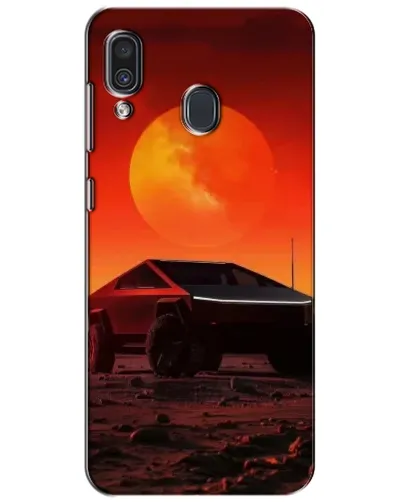 Чехол для Samsung Galaxy A30 2019 (A305F) с картинкой «Cybertruck на Марсе»