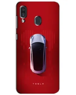 Чехол для Samsung Galaxy A30 2019 (A305F) с картинкой «Tesla Top View»