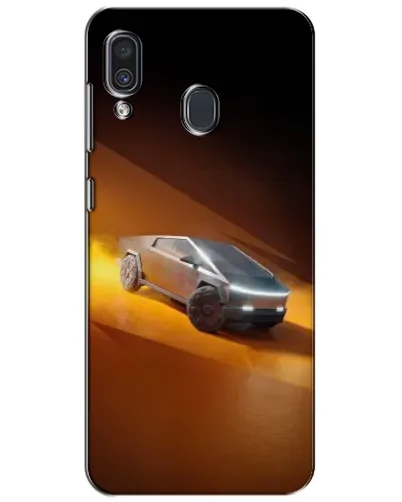 Чехол для Samsung Galaxy A30 2019 (A305F) с картинкой «Cybertruck в пустыне»