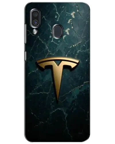 Чехол для Samsung Galaxy A30 2019 (A305F) с картинкой «Мраморная Tesla Gold»