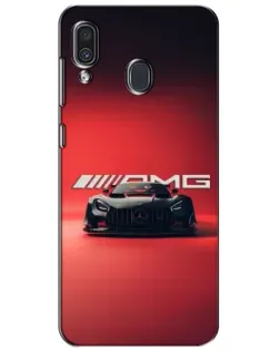 Чехол для Samsung Galaxy A30 2019 (A305F) с картинкой «Mercedes AMG — красная линия»