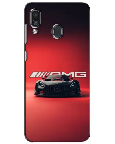 Чехол для Samsung Galaxy A30 2019 (A305F) с картинкой «Mercedes AMG — красная линия»