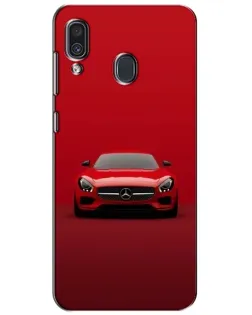 Чохол для Samsung Galaxy A30 2019 (A305F) з картинкою «Червоний Mercedes AMG»