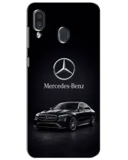 Чехол для Samsung Galaxy A30 2019 (A305F) с картинкой «Mercedes — решетка радиатора»