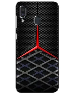 Чехол для Samsung Galaxy A30 2019 (A305F) с картинкой «Mercedes Carbon Grid»