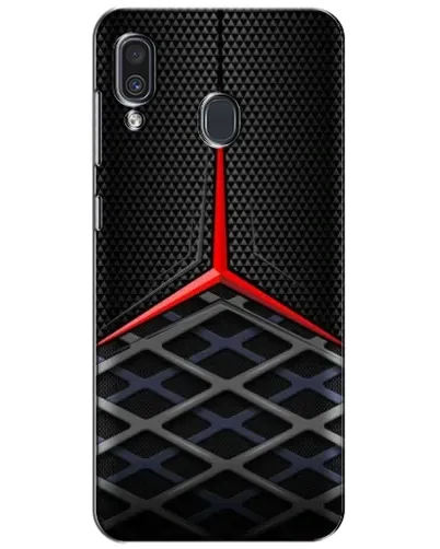 Чехол для Samsung Galaxy A30 2019 (A305F) с картинкой «Mercedes Carbon Grid»