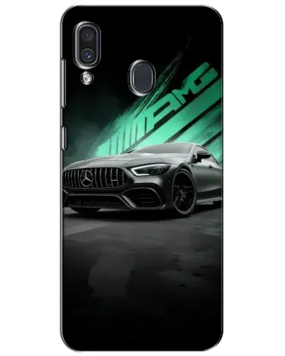 Чехол для Samsung Galaxy A30 2019 (A305F) с картинкой «Темный Mercedes AMG»