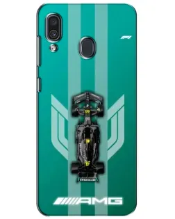 Чехол для Samsung Galaxy A30 2019 (A305F) с картинкой «Mercedes AMG Petronas»