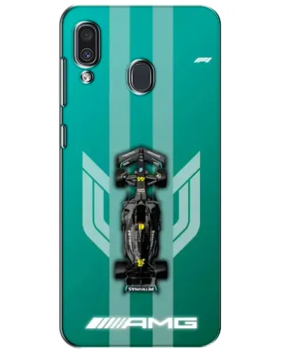 Чехол для Samsung Galaxy A30 2019 (A305F) с картинкой «Mercedes AMG Petronas»