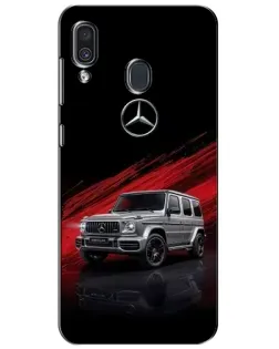 Чехол для Samsung Galaxy A30 2019 (A305F) с картинкой «Mercedes G-Class красный»