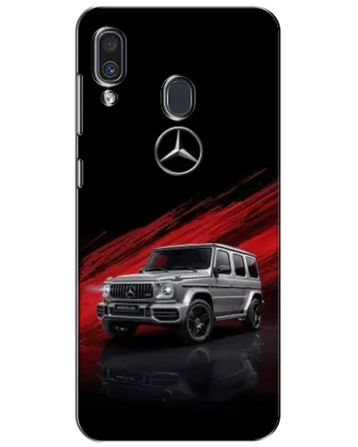Чехол для Samsung Galaxy A30 2019 (A305F) с картинкой «Mercedes G-Class красный»
