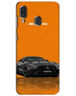 Чехол для Samsung Galaxy A30 2019 (A305F) с картинкой «Оранжевый Mercedes AMG»