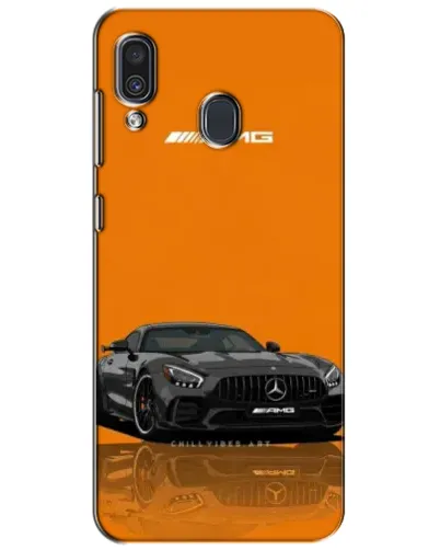 Чехол для Samsung Galaxy A30 2019 (A305F) с картинкой «Оранжевый Mercedes AMG»