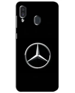 Чехол для Samsung Galaxy A30 2019 (A305F) с картинкой «Mercedes классический лого»