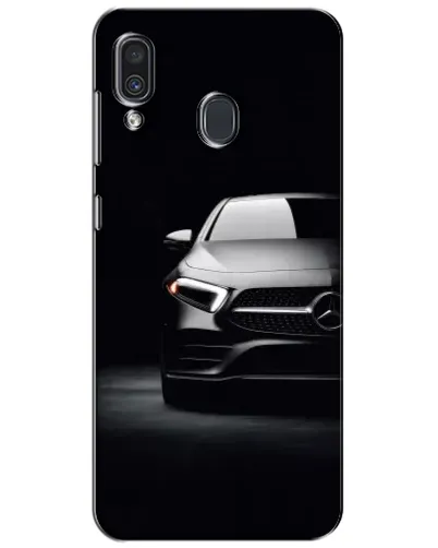 Чехол для Samsung Galaxy A30 2019 (A305F) с картинкой «Свет фар Mercedes»