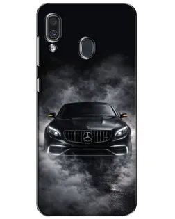 Чехол для Samsung Galaxy A30 2019 (A305F) с картинкой «Mercedes в дыму»