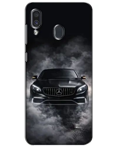 Чехол для Samsung Galaxy A30 2019 (A305F) с картинкой «Mercedes в дыму»