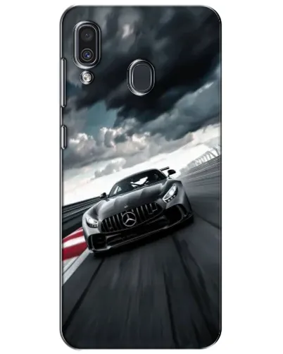 Чехол для Samsung Galaxy A30 2019 (A305F) с картинкой «Гоночный Mercedes AMG»