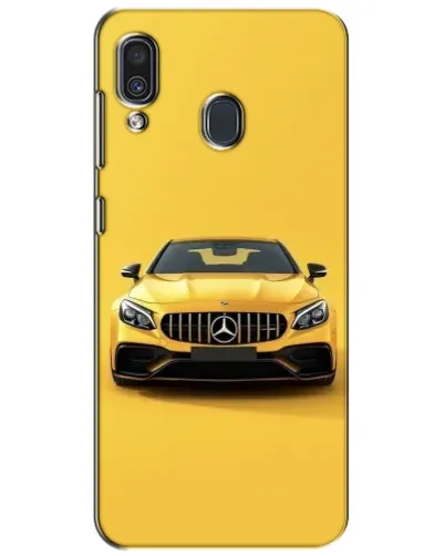 Чехол для Samsung Galaxy A30 2019 (A305F) с картинкой «Желтый Mercedes GT»