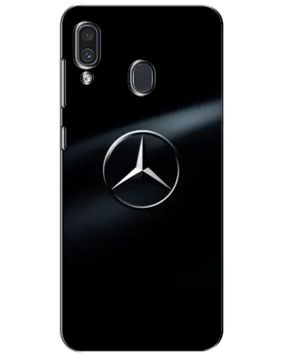 Чехол для Samsung Galaxy A30 2019 (A305F) с картинкой «Mercedes на металле»