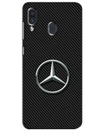 Чехол для Samsung Galaxy A30 2019 (A305F) с картинкой «Карбоновый Mercedes стиль»