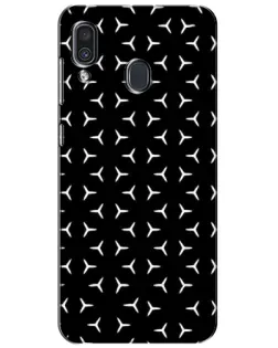 Чохол для Samsung Galaxy A30 2019 (A305F) з картинкою «Mercedes паттерн зірок»