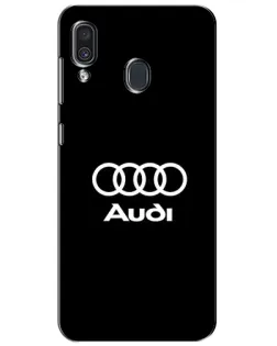 Чехол для Samsung Galaxy A30 2019 (A305F) с картинкой «Классическое лого Audi»