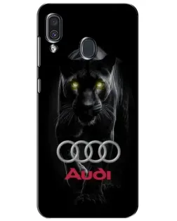 Чохол для Samsung Galaxy A30 2019 (A305F) з картинкою «Пантера та Audi»