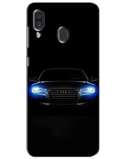 Чохол для Samsung Galaxy A30 2019 (A305F) з картинкою «Audi в неоні»