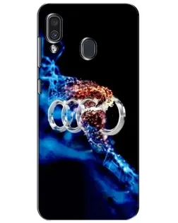 Чохол для Samsung Galaxy A30 2019 (A305F) з картинкою «Енергія лого Audi»