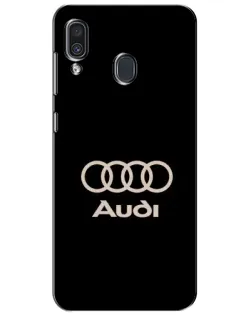 Чохол для Samsung Galaxy A30 2019 (A305F) з картинкою «Audi — золотий логотип»