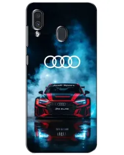 Чохол для Samsung Galaxy A30 2019 (A305F) з картинкою «Audi Sport — неон»