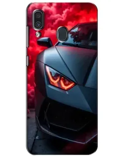 Чехол для Samsung Galaxy A30 2019 (A305F) с картинкой «Lamborghini красное сияние»